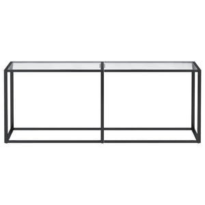 Konsolentisch Transparent Hartglas 200 cm