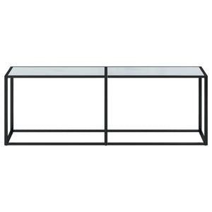 Weißer Konsolentisch Marmor-Optik, 220 cm