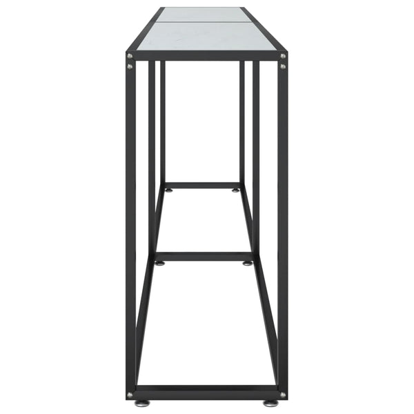 Weißer Konsolentisch Marmor-Optik, 220 cm