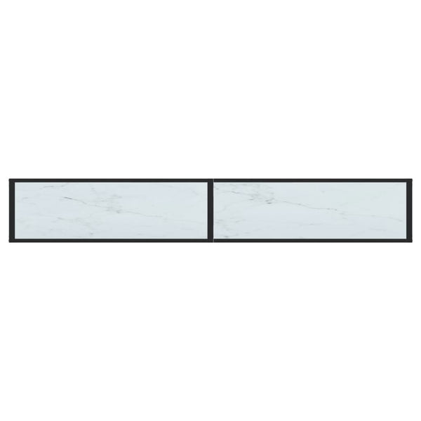 Weißer Konsolentisch Marmor-Optik, 220 cm