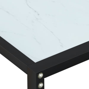 Weißer Konsolentisch Marmor-Optik, 220 cm