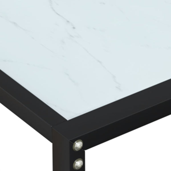 Weißer Konsolentisch Marmor-Optik, 220 cm