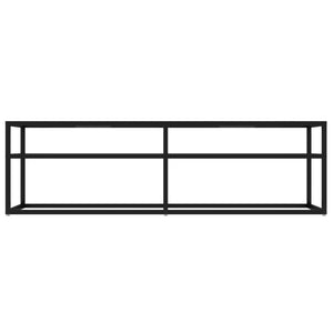 TV-Schrank Transparent Hartglas 140 cm