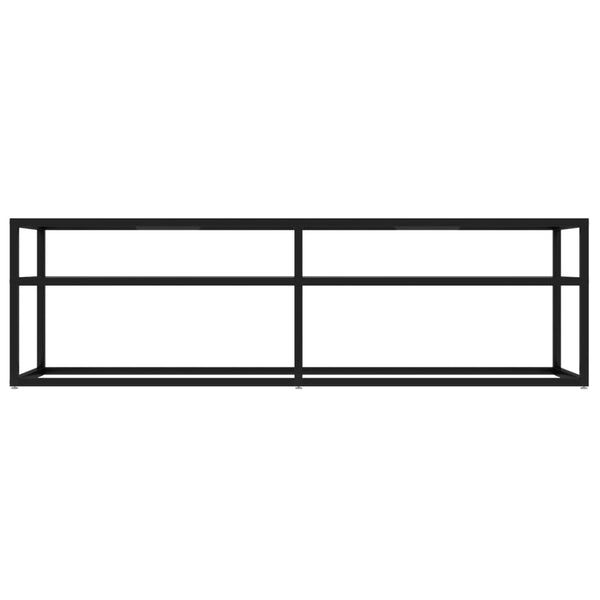 TV-Schrank Transparent Hartglas 140 cm