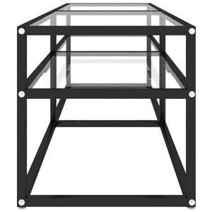 TV-Schrank Transparent Hartglas 140 cm
