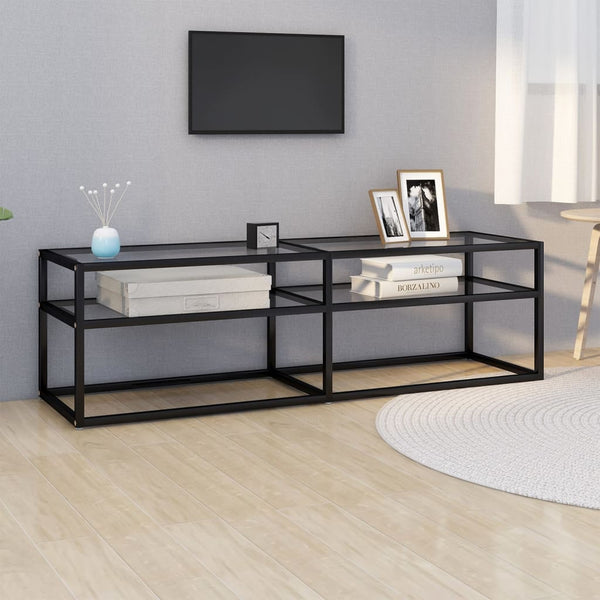 TV-Schrank Transparent Hartglas 140 cm