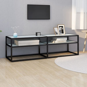 TV-Schrank Weiß Marmor-Optik 140 cm