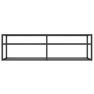 TV-Schrank Schwarz Marmor Optik 140cm