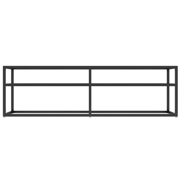 TV-Schrank Schwarz Marmor Optik 140cm