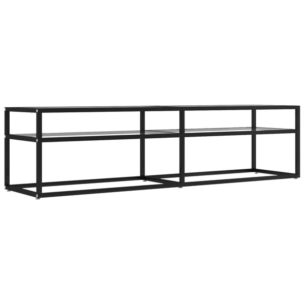 TV-Schrank Transparent 160 cm Hartglas