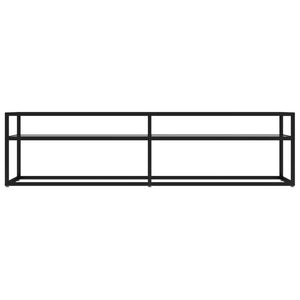 TV-Schrank Transparent 160 cm Hartglas