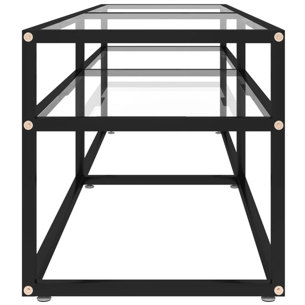 TV-Schrank Transparent 160 cm Hartglas