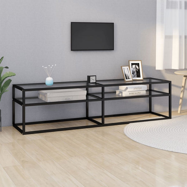 TV-Schrank Transparent 160 cm Hartglas