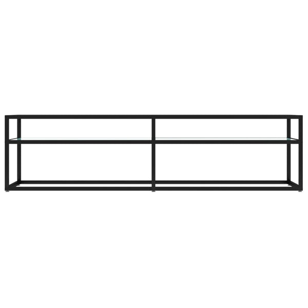 TV-Schrank Weiß Marmor Optik 160 cm