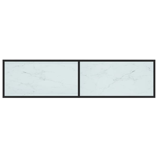 TV-Schrank Weiß Marmor Optik 160 cm