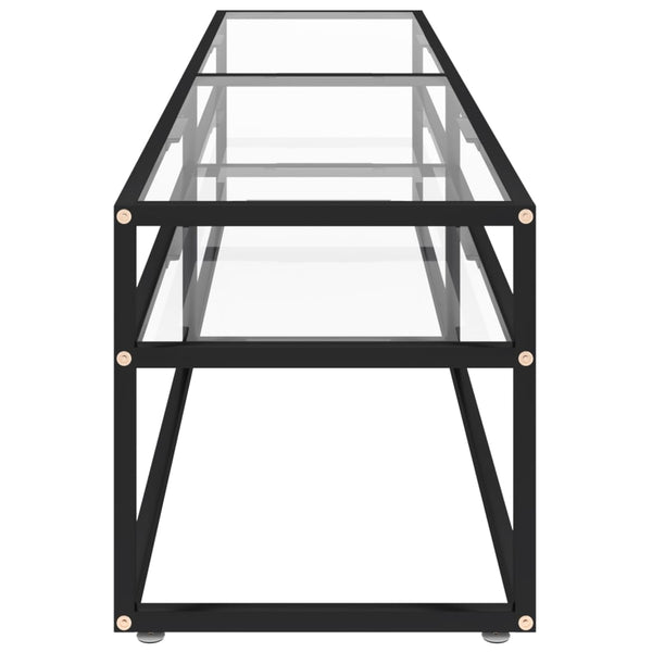 TV-Schrank Transparent Hartglas 180 cm