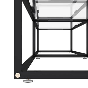 TV-Schrank Transparent Hartglas 180 cm