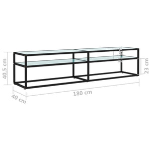 TV-Schrank Weiß Marmor Optik, 180 cm