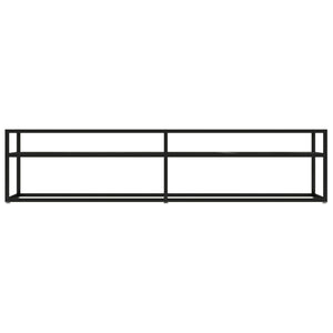 TV-Schrank Schwarz Marmor-Optik 180 cm