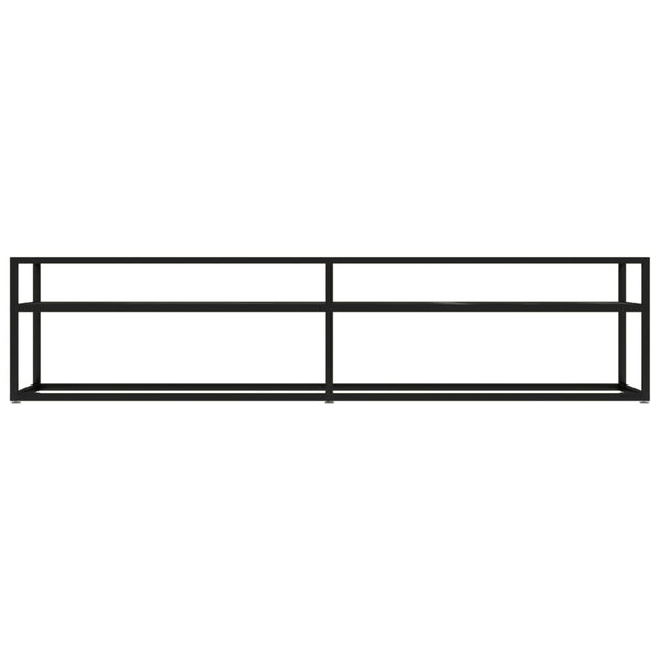 TV-Schrank Schwarz Marmor-Optik 180 cm