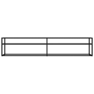 TV-Schrank Transparent Hartglas 200 cm