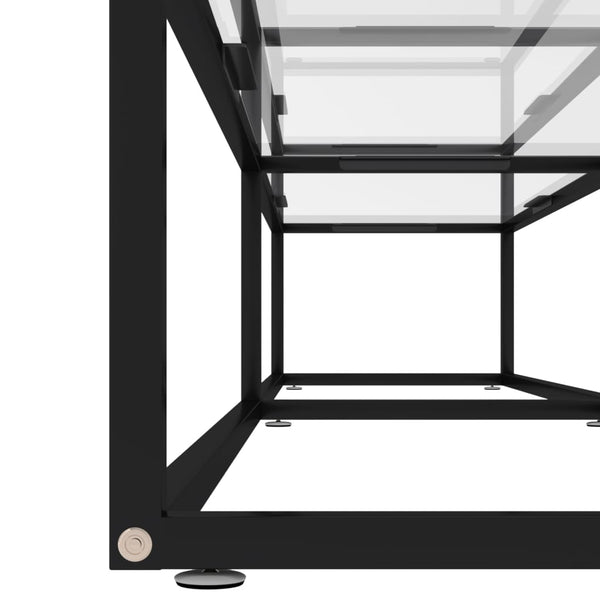 TV-Schrank Transparent Hartglas 200 cm
