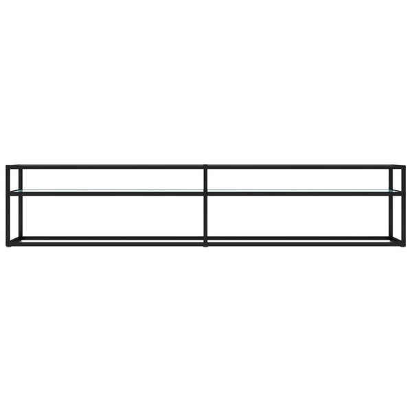 TV-Schrank Weiß Marmor-Optik, 200 cm