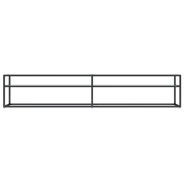 TV-Schrank Weiß Marmor Optik, 220 cm