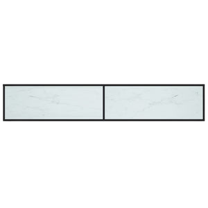 TV-Schrank Weiß Marmor Optik, 220 cm