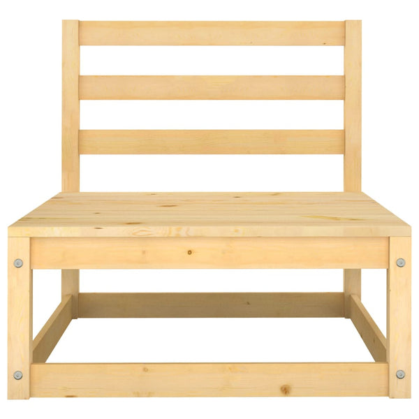 2-Sitzer-Gartensofa Kiefer Massivholz