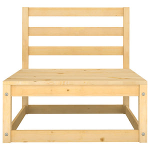 7-tlg. Garten-Lounge-Set Massivholz Kiefer