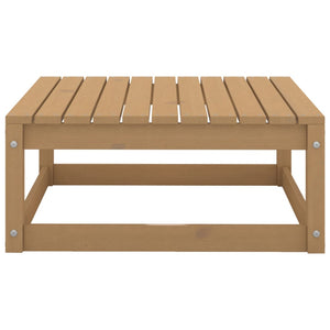 10-tlg. Garten-Lounge-Set Honigbraun Massivholz Kiefer