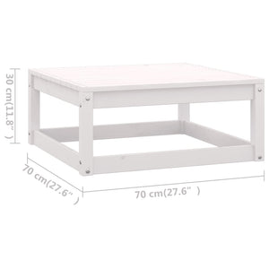 8-tlg. Garten-Lounge-Set Massivholz Kiefer