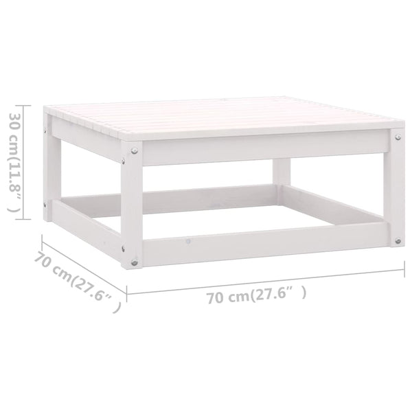 9-tlg. Garten-Lounge-Set Massivholz Kiefer