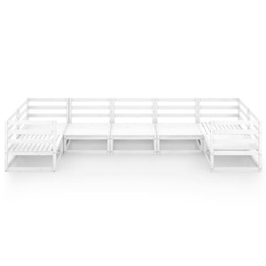 7-tlg. Garten-Lounge-Set Massivholz Kiefer