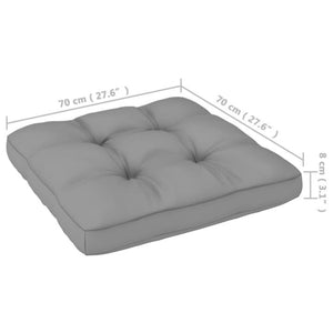 vidaXL Ensemble de salon de jardin 5 pcs avec coussins Bois de pin massif
