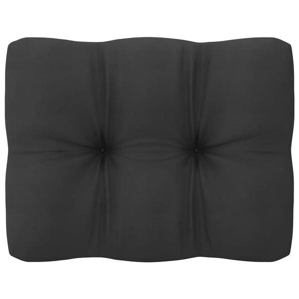 3-Sitzer-Gartensofa mit Kissen Kiefer Massivholz