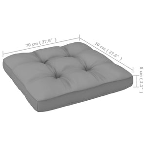 4-tlg. Garten-Lounge-Set mit Kissen Massivholz Kiefer