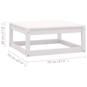 8-tlg. Garten-Lounge-Set mit Kissen Kiefer Massivholz