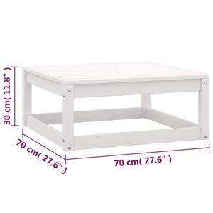6-tlg. Garten-Lounge-Set mit Kissen Kiefer Massivholz