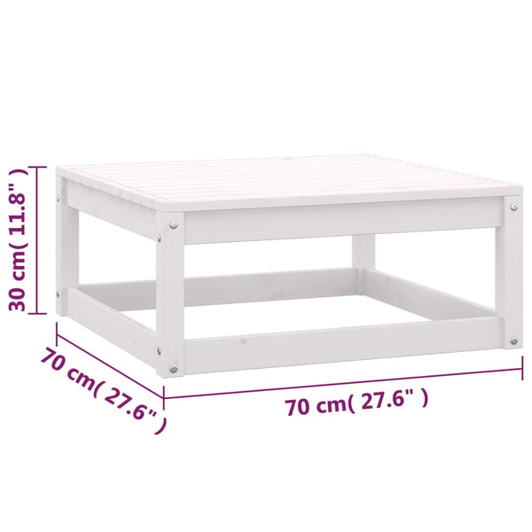 6-tlg. Garten-Lounge-Set mit Kissen Kiefer Massivholz