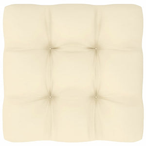 10-tlg. Garten-Lounge-Set mit Kissen Honigbraun Massivholz