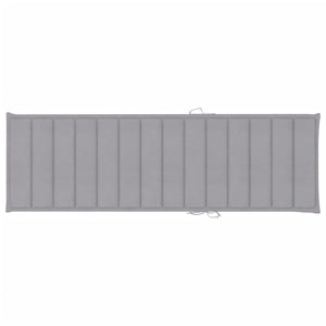 Sonnenliegen 2 Stk. mit Auflagen Massivholz Akazie