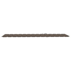 Sonnenliegen 2 Stk. mit Auflagen Massivholz Akazie