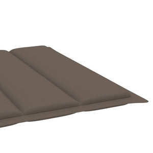 Sonnenliegen 2 Stk. mit Auflagen Massivholz Akazie