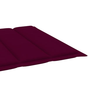Sonnenliegen 2 Stk. mit Auflagen Massivholz Akazie