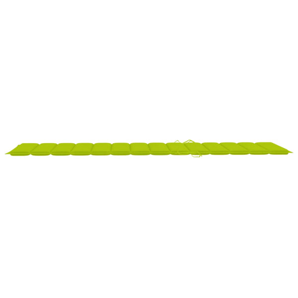 Sonnenliegen 2 Stk. mit Auflagen Massivholz Akazie