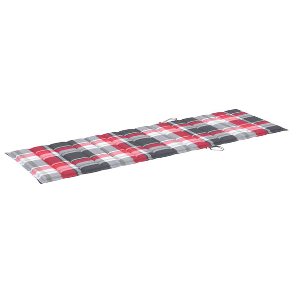 vidaXL Chaises longues 2 pcs avec coussins Bois d'acacia massif