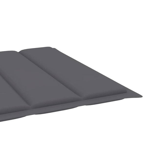 Sonnenliegen 2 Stk. mit Tisch und Auflagen Massivholz Akazie