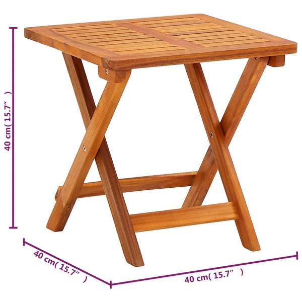 vidaXL Chaises longues 2 pcs avec table et coussins Bois d'acacia massif